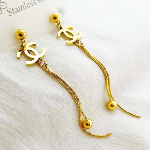 Stainless Steel Brand Earrings-RR220717-Rre0742-18