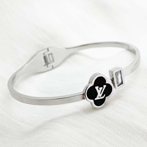 Stainless Steel Brand Bangle-RR220717-Rrs04139-23