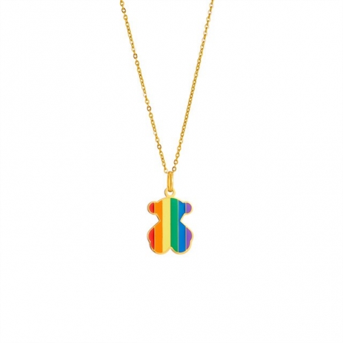 Stainless Steel TOU*S Necklace-HF220803-TSXL1011-7.5