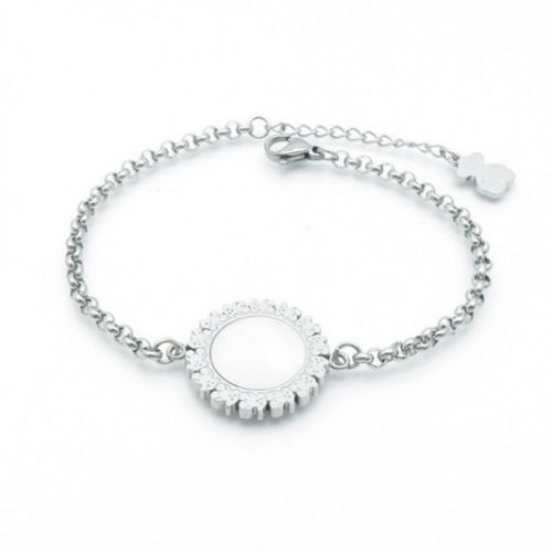 Stainless Steel TOU*S Bracelet-DY220801-SL-128S-200-14