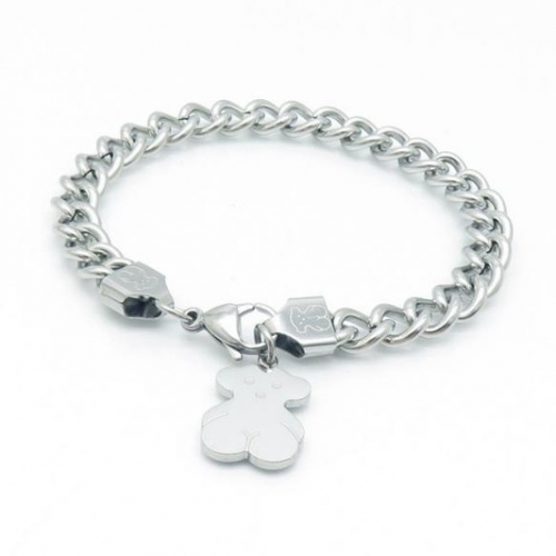 Stainless Steel TOU*S Bracelet-DY220801-SL-131S-200-14