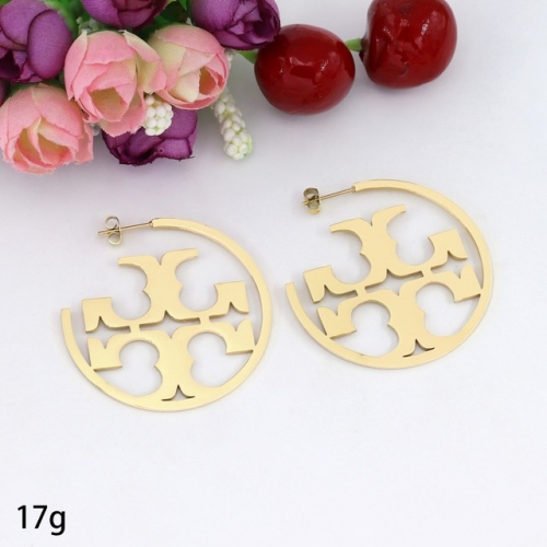 Stainless Steel Brand Earrings-HY220808-P14YVX