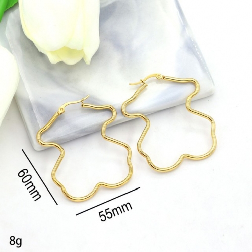 Stainless Steel TOU*S Earrings-HY220808-P8UC