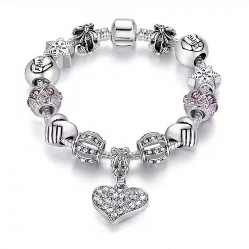 Stainless Steel Bracelet with alloy copper charms-DN220717-IMG_14K-14