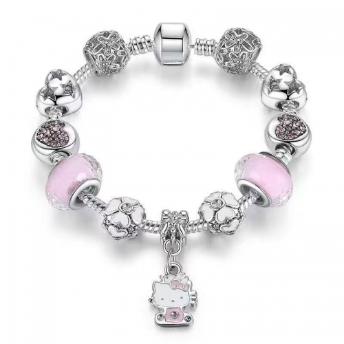 Stainless Steel Bracelet with alloy copper charms-DN220717-IMG_13K-13