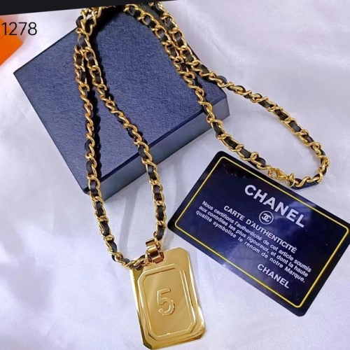 Stainless Steel Brand Necklace-HY220808-P15.5CV