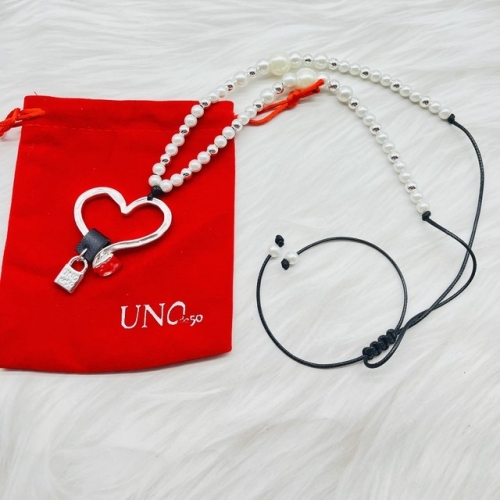 Stainless Steel UNO DE & 50 Necklace-ZN220814-P26VII