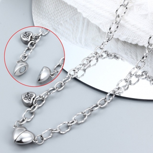 Stainless Steel UNO DE & 50 Necklace-CH220814-P15CC0