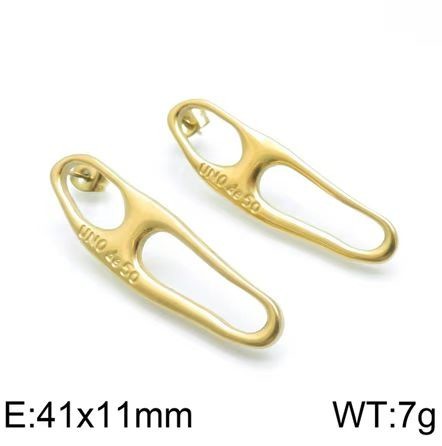 Stainless Steel UNO DE & 50 Earrings-ZN220823-P12VFC