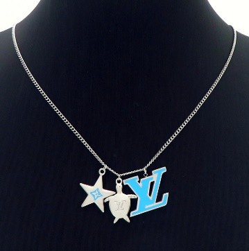 Stainless Steel Brand Necklace-ZN220827-P17SXA