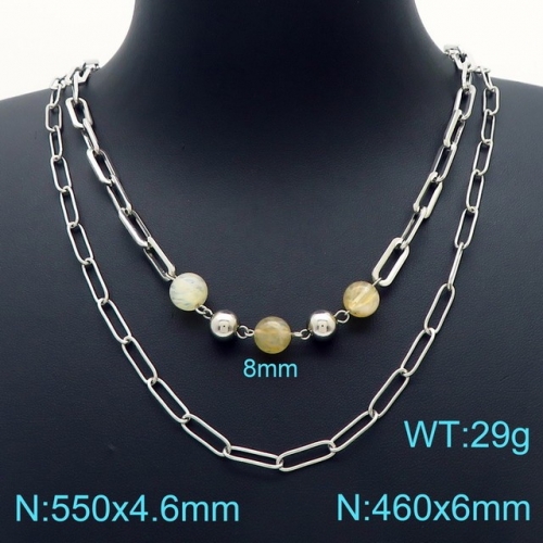 Stainless Steel Necklace-KK220827-KB226242-Z--16