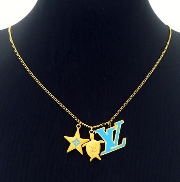 Stainless Steel Brand Necklace-ZN220827-P19YFS