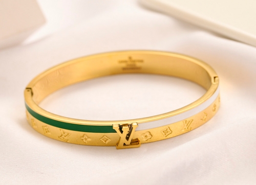 Stainless Steel Brand Bangle-YWA220526-P20SADSLKD