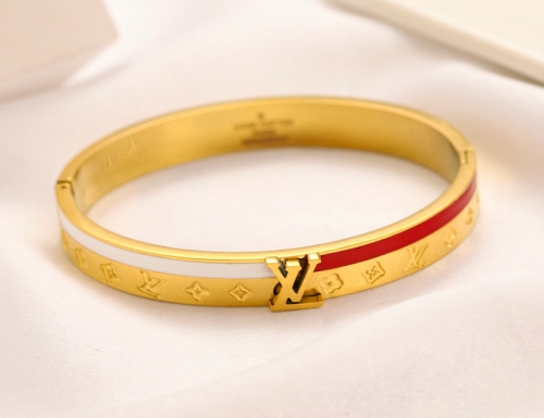 Stainless Steel Brand Bangle-YWA220526-P20SADSLKDD