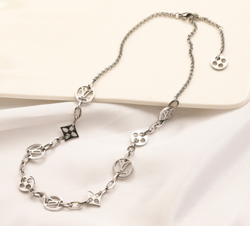 Stainless Steel Brand Necklace-YWA220511-P18FGDF