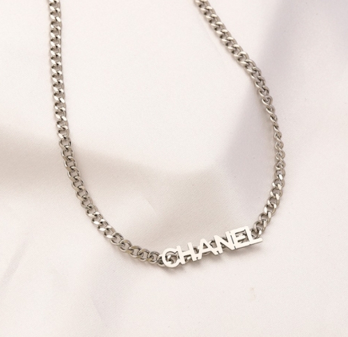 Stainless Steel Brand Necklace-YWA220511-P12SDFHDFFF