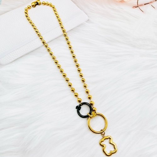 Stainless Steel Tou*s Necklace-ZN220919-P20I9A (4)