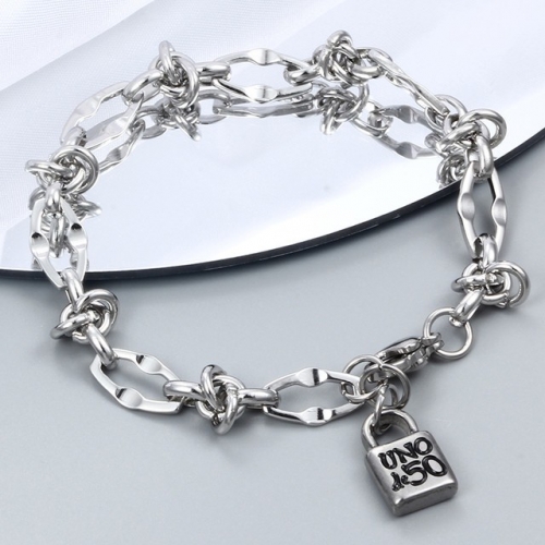 Stainless Steel uno de * 50 Bracelet-CH220919-P12W60