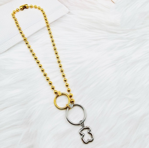 Stainless Steel Tou*s Necklace-ZN220919-P20I9A (1)