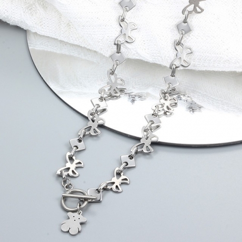 Stainless Steel TOU*S Necklace-CH220919-P13XS8