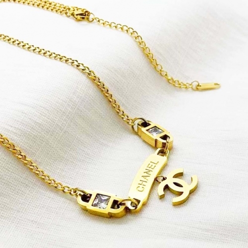 Stainless Steel Brand Necklace-RR220926-Rrx0645-20