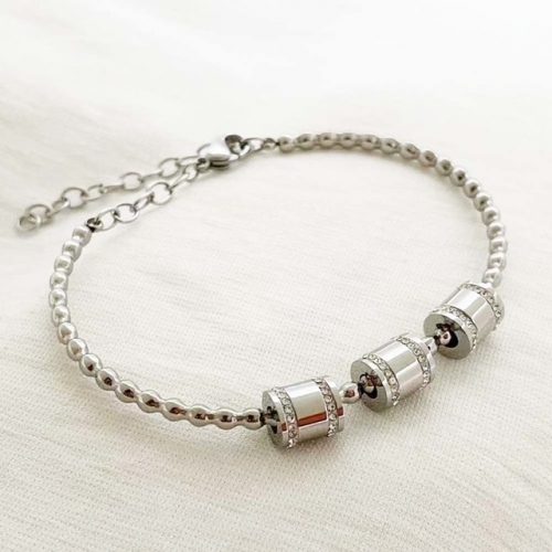 Stainless Steel Brand Bracelet-RR220926-Rrs04154-23