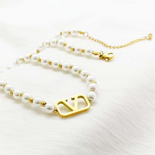 Stainless Steel Brand Necklace-RR220926-Rrx0664-20