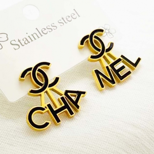 Stainless Steel Brand Earrings-RR220926-Rre0758-16