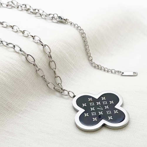 Stainless Steel Brand Necklace-RR220926-Rrx0620-15