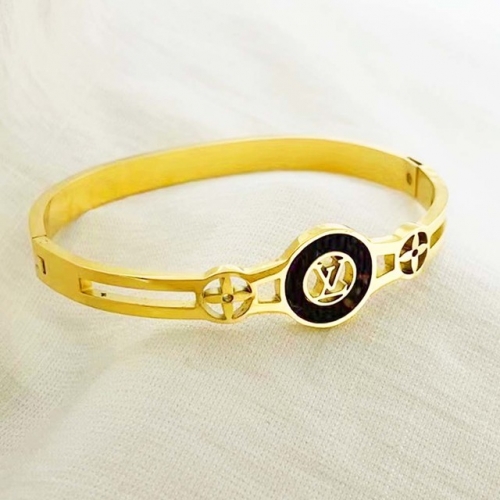 Stainless Steel Brand Bangle-RR220926-Rrs04166-24