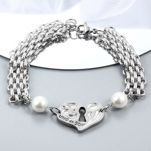 Stainless Steel Uno de * 50 Bracelet-CH221014-P17CII