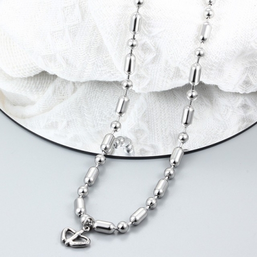 Stainless Steel Uno de * 50 Necklace-CH221014-P11VII