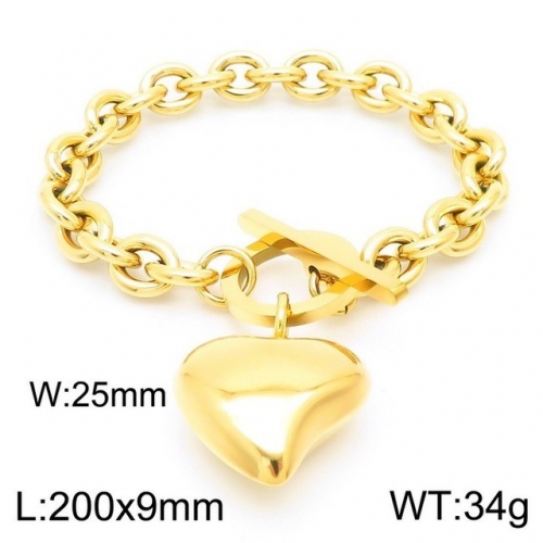 Stainless Steel Bracelet-KK221014-KB163133-K--18