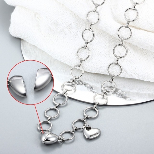 Stainless Steel Uno de * 50 Necklace-CH221014-P16I22