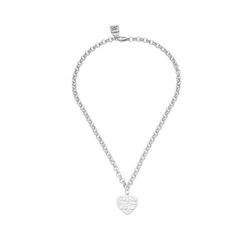 Stainless Steel Uno de * 50 Necklace-HF221024-UNTZ2237-11