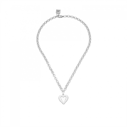 Stainless Steel Uno de * 50 Necklace-HF221024-UNTZ2238-11