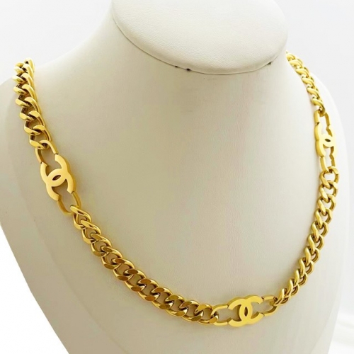 Stainless Steel Brand Necklace-RR221027-Rrx0688-22