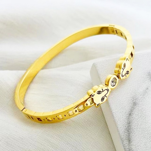 Stainless Steel Brand Bangle-RR221027-Rrs04221-24