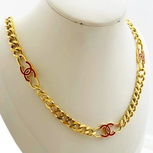 Stainless Steel Brand Necklace-RR221027-Rrx0689-22