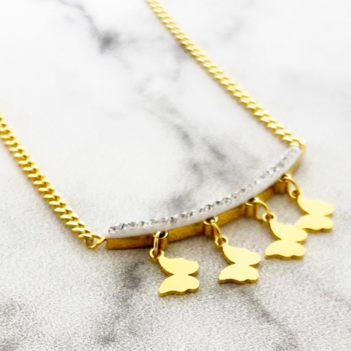 Stainless Steel Brand Necklace-RR221027-Rrx0671-16