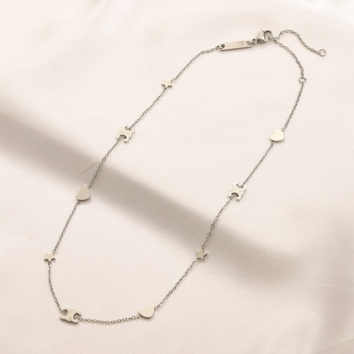 Stainless Steel Brand Necklace-YWA221107-P14HYD (2)