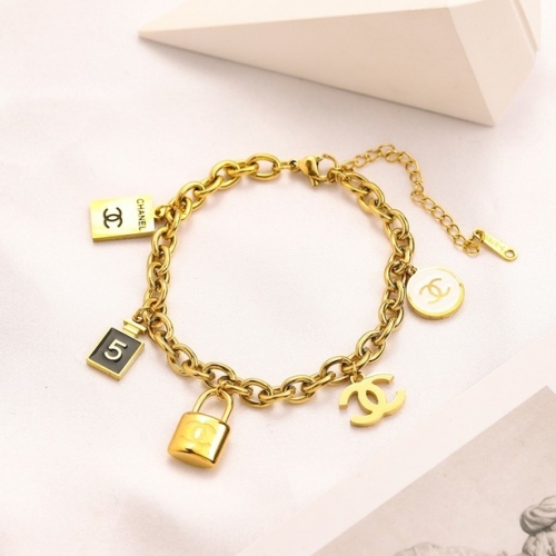 Stainless Steel Brand Bracelet-YWA221107-P14.5O