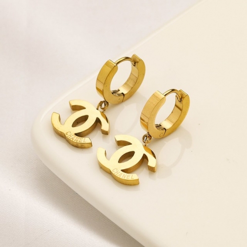 Stainless Steel Brand Earrings-YWA221107-P7.5IT (2)