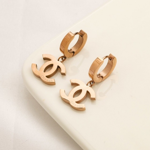 Stainless Steel Brand Earrings-YWA221107-P7.5IT (1)