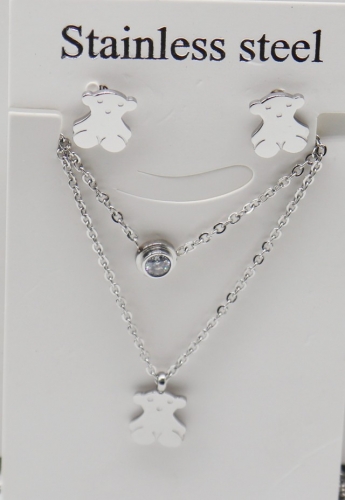 Stainless Steel TOU*S Jewelry Set-XW221107-P6JH