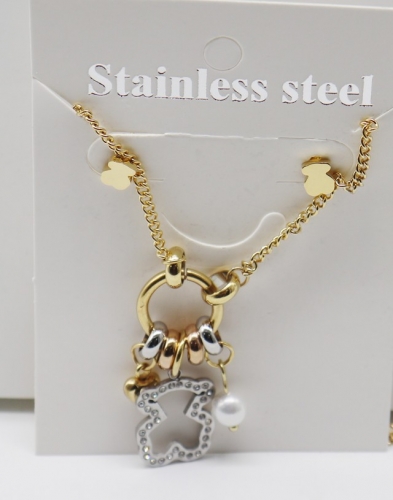 Stainless Steel TOU*S Jewelry Set-XW221107-P13HG