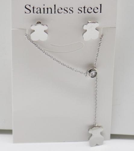 Stainless Steel TOU*S Jewelry Set-XW221107-P5HG