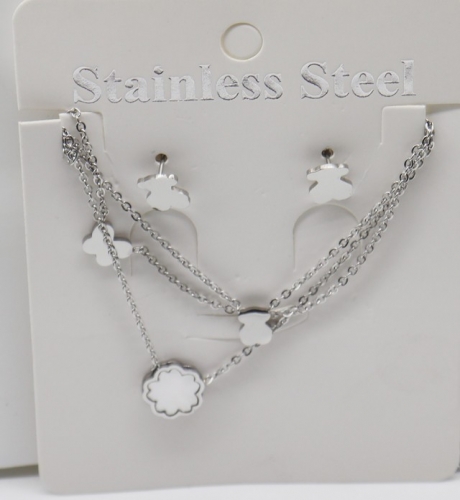 Stainless Steel TOU*S Jewelry Set-XW221107-P8HGF