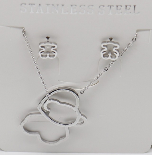 Stainless Steel TOU*S Jewelry Set-XW221107-P6H