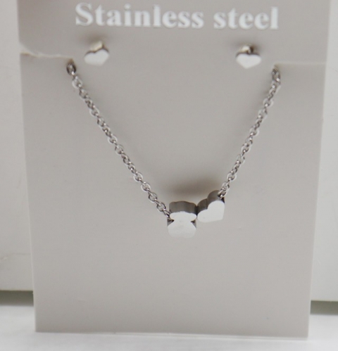 Stainless Steel TOU*S Jewelry Set-XW221107-P5S